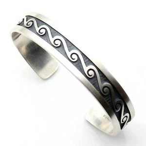 Hopi Wellen Armband - Manschette von Seweyestewa - mehrere Größen - Bild 1 von 4