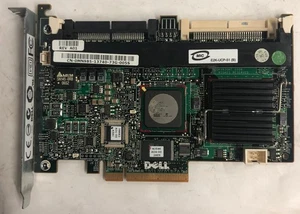 Dell PowerEdge Server PERC 5/i PCI-E SAS Raid Controller- MN985 - Picture 1 of 1
