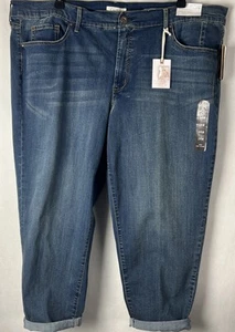 Jessica Simpson Womens Plus Size 24W Jeans Mika Best Friend 5 Pocket Blue E21 - Picture 1 of 17