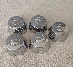5x neue Opel Nabenkappen Nabendeckel Chrom NOS Ascona Manta Rekord - Bild 1 von 6