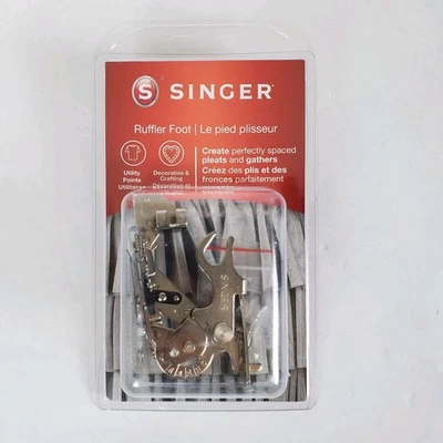 Singer Ruffler Presser Foot 2500270 - Sewing Machine Attachment Crafting Fabric - Image 1 of 4