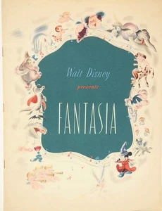 FANTASIA-1940-W.DISNEY-RARE Press Book ORIGINAL-USA-Lettre originale datée 1942 - Picture 1 of 5