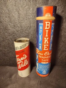 VINTAGE - 1950er Dose Wright & Ditson Tennisbälle/Fahrrad Zinkoxid Turnschuhe Band - Bild 1 von 24