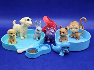 Barbie Tiere Haustiere + Zubehör Konvolut 12 Bauernhof Tierarzt Rettung Mattel Affe Hund - Bild 1 von 13