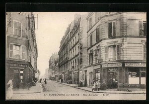 CPA Boulogne-sur-Seine, Rue Escudier - Picture 1 of 2