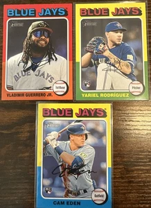 2024 Topps Heritage High Number Toronto Blue Jays Base Set 3 Cards Vlad Guerrero - Picture 1 of 4