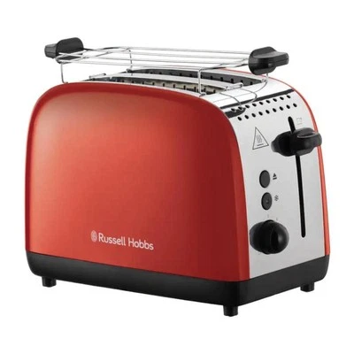 Russell Hobbs 26551-56 6 2 fetta/e 1600 W Rosso, Argento - Immagine 1 di 4