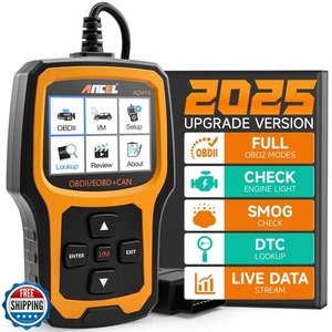 ANCEL AD410 Enhanced OBD2 Scanner, Vehicle Code Reader for Check Engine Light - Picture 1 of 5
