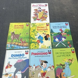 Vintage Disney Wonderful World Of Reading 70-80s Lot Of 7 Books Good Condition - Bild 1 von 18