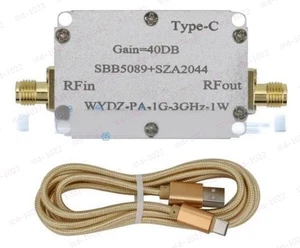 Power Amplifier Module 40DB SBB5089+SZA2044 One-Way Microwave Power Amplifier RF - Picture 1 of 1