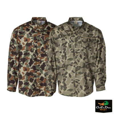 NEW BANDED ACCELERATOR OTL FISHING SHIRT OLD SCHOOL CAMO - Image 1 of 2