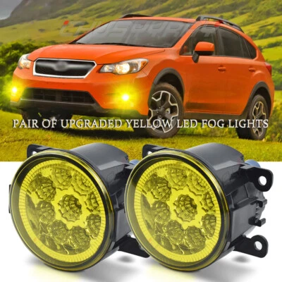 For Subaru Impreza XV Crosstrek 2012 2013 2014 2015 LED Fog Light Bumper Lamp 2X - Image 1 of 4