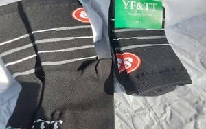 2 PAIRS !  Women Men's Cycling Socks Grey Breathable, anti slip STOCK CLEARANCE - Picture 1 of 3