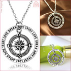 Christmas Gifts For Him and Her Silver Pendant Necklace Under 10 20 Dollars USD