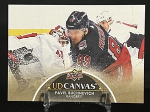2021-22 Upper Deck Series 1 - UD Canvas Black #C54 Pavel Buchnevich NY Rangers - Picture 1 of 2