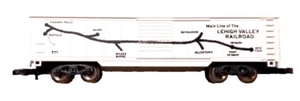 Z Scale Marklin Mini-Club 88672A Lehigh Valley 50' Box Car (no box) - Picture 1 of 1