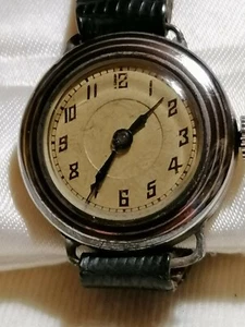 Biedermeier - mechanische Damenarmbanduhr Silber 800 Thula Silber -läuft - Bild 1 von 7