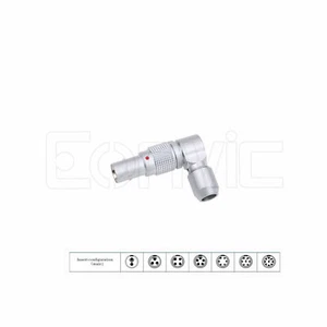FSG 0B 2 3 4 5 7 pin Connettore Rotante Angolo Rettangolo Regolabile 90 gradi Anglissimo - Foto 1 di 7