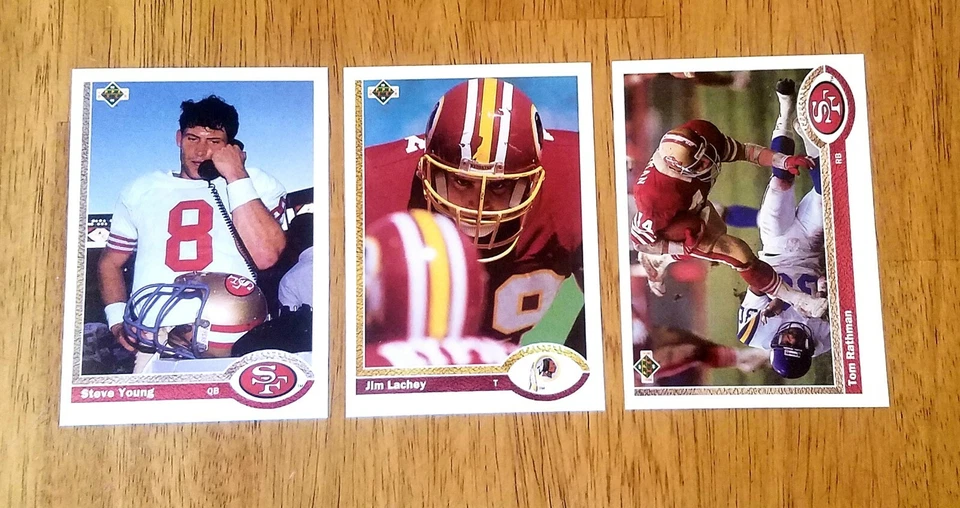 1991 Upper Deck NFL Football Cards #1-250 (1991 Hologram Back) U-pick  - Image 1 of 1