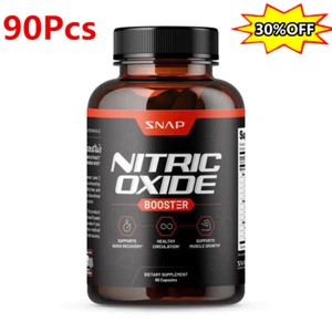 Nitric Oxide.Booster Supplement - L-Arginine, L-Citrulline - 90Capsules New - Picture 1 of 12