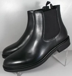 246611 SPBTi60 HARTLEY MENS ITALIAN SHOES 9 M BLACK LEATHER BOOT JOHNSTON MURPHY - Picture 1 of 6