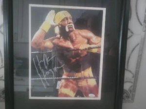 "Hulk Hogan signiert 11x14"" SIGNIERTES Foto WWF Legende JSA COA GERAHMT 18x22"" - Bild 1 von 8