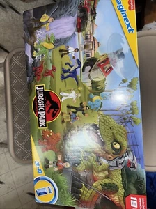 Imaginext Jurasic Park Dino Recon 18 Piece Playset Brand New Free Shipping VHTF - Picture 1 of 4