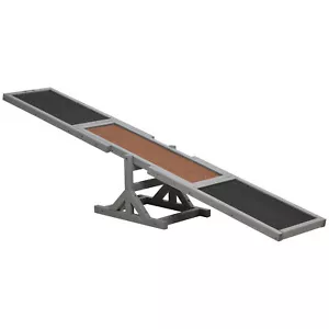 Wooden Dog Agility Seesaw for Training Exercise, Platform Equipment Run Game Toy - Picture 1 of 7