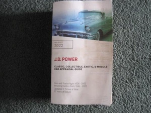 JD Power classic, collectible, exotic and muscle car appraisal guide 2022 - Bild 1 von 5
