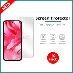 10-Pack LCD Ultra Clear HD Screen Protector for Android Phone Google Pixel 9a - Picture 1 of 4