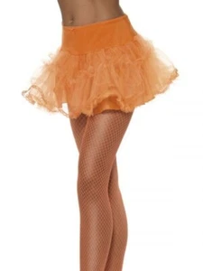 TUTU Neon Orange Underskirt Rave 1980s Party Ballet Petticoat - Picture 1 of 1