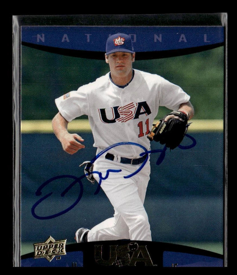 2008 Upper Deck USA Baseball Box Set #6 Logan Forsythe IN PERSON AUTO! - Image 1 of 2