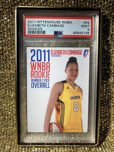 Elizabeth Liz Cambage 2011 Rittenhouse #R2 WNBA Tulsa Shock Australia PSA 9 RC