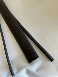 Schrumpfschlauch mit Kleber - 9,0 mm / 3,0 mm -  schwarz - 10 x 1,22 Meter - Bild 1 von 3