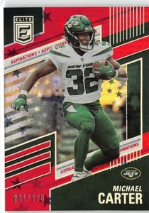 2022 Donruss Elite | Michael Carter (stato Sparkle parallelo #/279) #56 - Foto 1 di 2