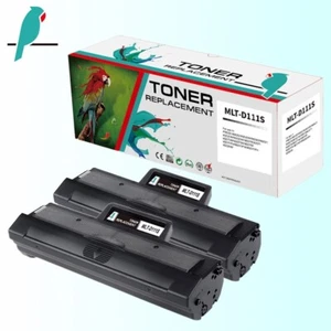 2 Black Toner Cartridge MLT-D111S Fits For Samsung M2020 M2021 M2026W M2070 - Picture 1 of 10