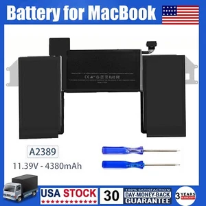 A2389 Battery for MacBook Air 13'' inch 2020 A2337 M1 EMC 3598 MGN53LL/A 49.9Wh - Picture 1 of 12
