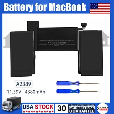 Batería A2389 para MacBook Air 13"" pulgadas 2020 A2337 M1 EMC 3598 MGN53LL/A 49,9Wh Foto 1 de 4