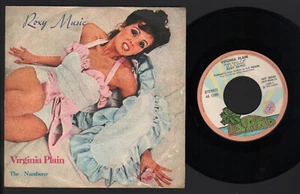 7" ROXY MUSIC VIRGINIA PLAIN / THE NUMBERER MADE IN ITALY 1972 PINK RIM ISLAND - Picture 1 of 1