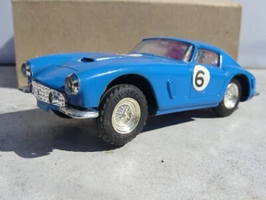 SCALEXTRIC 1960'S FERRARI GT BLUE #6 C69 1:32 SLOT USED BOXED - Picture 1 of 10