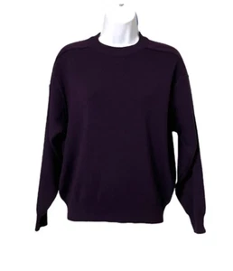 Obermyer Purple Wool Ski Sweater. - Picture 1 of 3