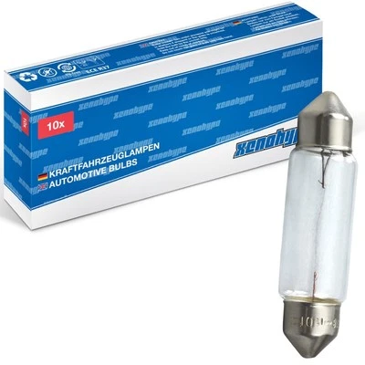 10x XENOHYPE Classic Soffitte 12V 10W C10W SV8,5 43mm Kofferraum Handschuhfach