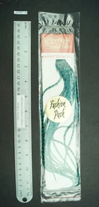 New Whiting Aqua/Turquoise Grizzly Fashion Pack Dry Fly Rooster Hackle Lot-SF 6 - Picture 1 of 5