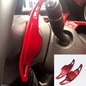 For Cadillac CT6 XT5 2016-2018 Red Alloy DSG Paddle Shifter Extension 2pcs NEW - Picture 1 of 5