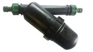 PE Wasserfilter Siebfilter LARGE 2 x 1" Gardena-Kompatibel für Gartenschlauch - Bild 1 von 1