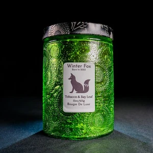 Spring Candles TOBACCO & BAY LEAF 15oz Luxury Candles Coconut Wax Winter Fox - Picture 1 of 2