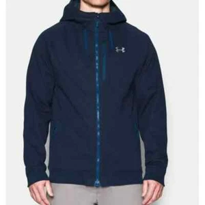 Under Armour Men's Dobson Softshell ColdGear Infrared Jacket Navy (Size S, M) - Picture 1 of 5