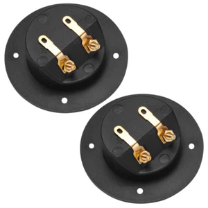 2 PIEZAS Conectores de taza de tornillo estéreo para automóvil Enchufes de subwoofer Caja de altavoces bidireccionales - Imagen 1 de 12