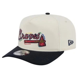 Atlanta Braves New Era 2025 Team Scribble Golfer Adjustable Snapback Hat Cap - Picture 1 of 6