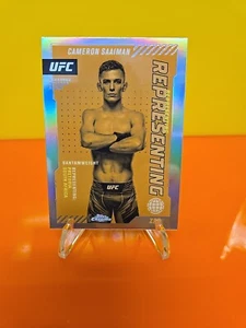 2024 Topps Chrome UFC Representing Cameron Saaiman - Picture 1 of 4